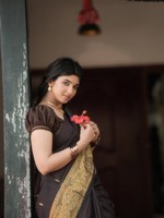 Black Saree Magic by Pragya Nagra